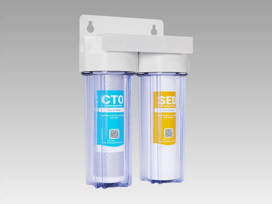 Dual Stage Inline Filter Housing (10" x 2.5")