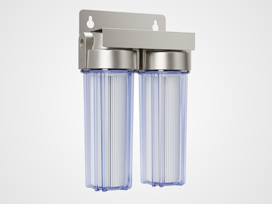Dual Stage Inline Filter Housing (10" x 2.5")