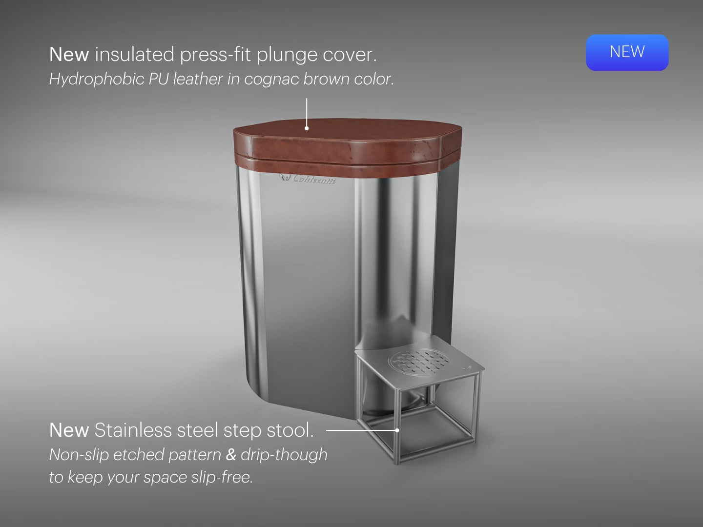 hyperpod cold plunge automatic water purification cleans the water